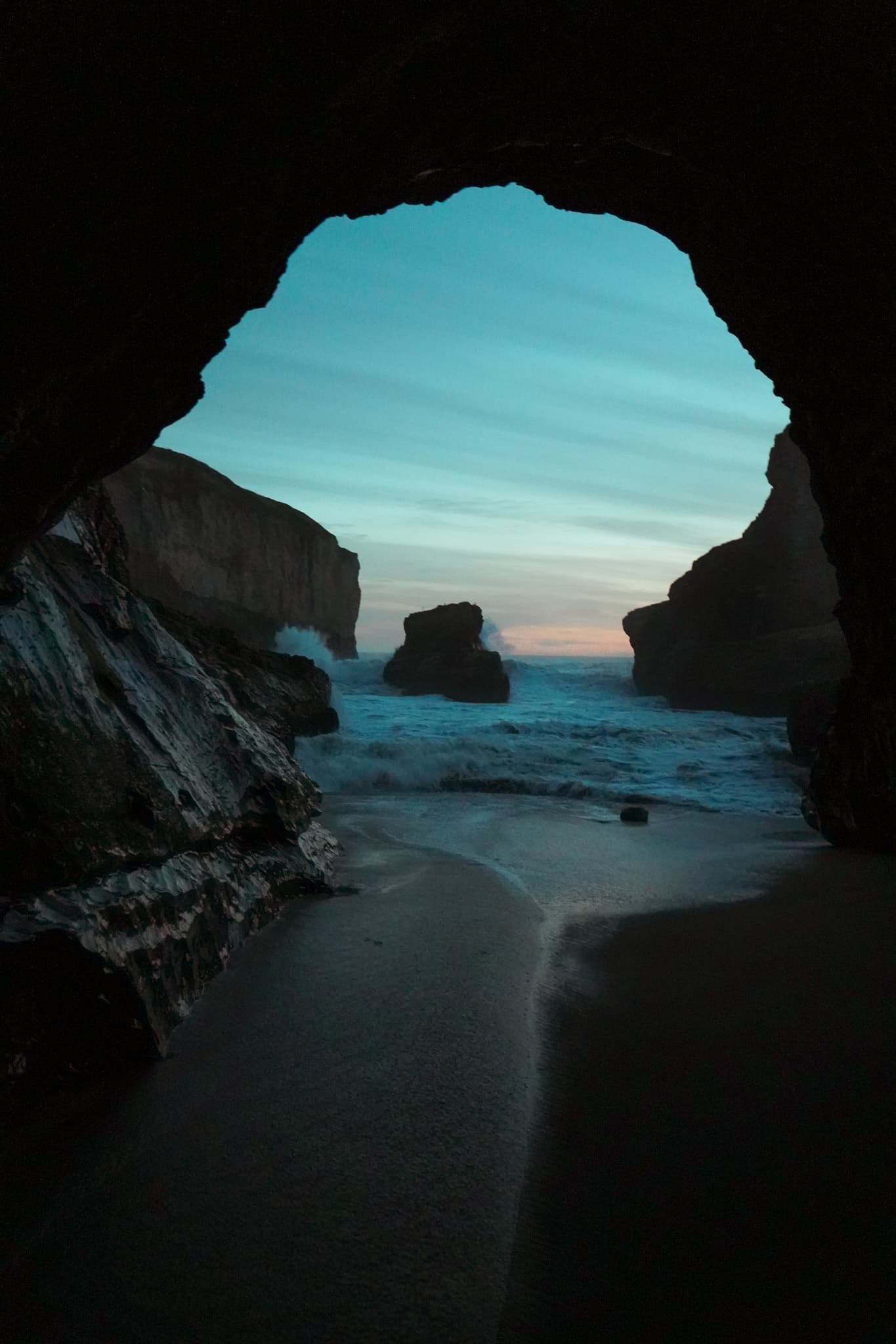 Beach cave